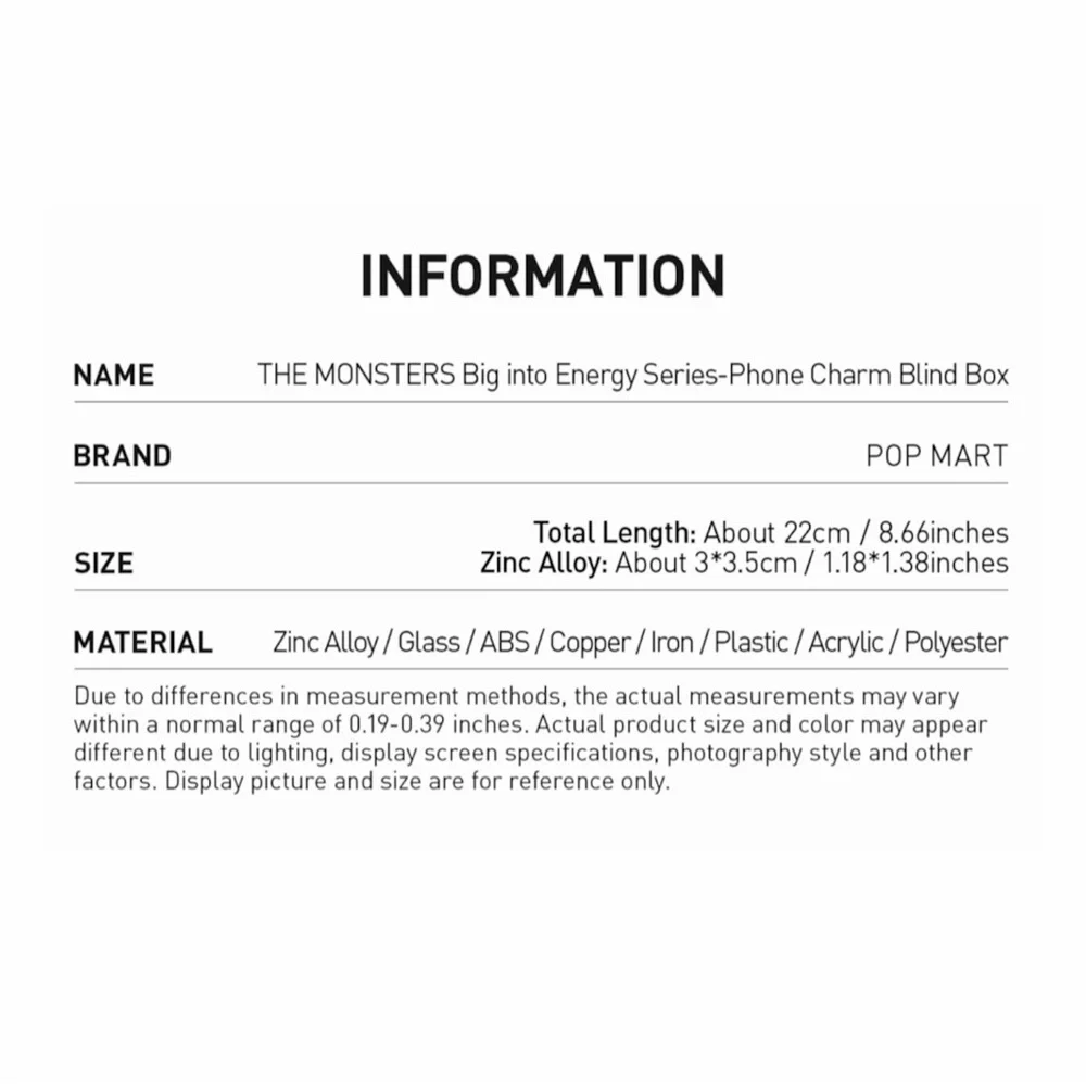 POP MART X The Monsters Big Into Energy Labubu Phone Charm - Luck - Picture 6 of 6